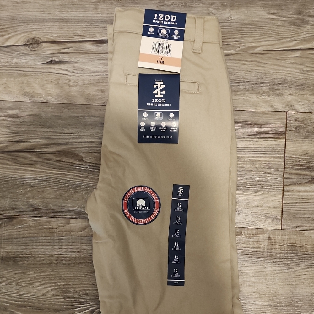 Izod Boy's Tan Chino Pants